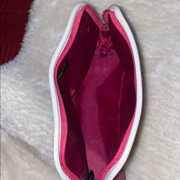 Lancôme pink croc pink leather  makeup bag - Picture 9 of 9